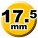 Ширина лезвия 17.5 мм