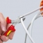 Компактные кусачки боковые со страховочным креплением KNIPEX X-Cut 73 05 160 T 2