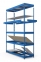 Стеллаж Меткас Титан 1800х1800х700, 250 кг на полку, 4 полки МДФ, крашенный 2
