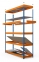 Стеллаж Меткас Титан 3120х1800х500, 400 кг на полку, 5 полок МДФ, крашенный 1