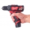 Дриль-шурупокрут акумуляторний Milwaukee M12 BDD-201C (4933479439) 1