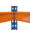 Стеллаж Меткас Титан 1680х1400х400, 300 кг на полку, 4 полки ДСП, крашенный 3