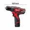 Дриль-шурупокрут акумуляторний Milwaukee M12 BDD-0 (4933441930) 0