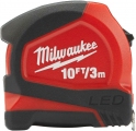 Рулетка Milwaukee Pocket LED 3 м / 10 ft з підсвіткою 4932501678 1