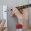 Маркер фірмовий з довгим носиком Pica-Ink Deep Hole Marker, 150/40 червоний 1