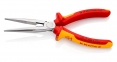 Плоские круглогубцы с режущими кромками, 200 мм Knipex  26 16 200 T 0