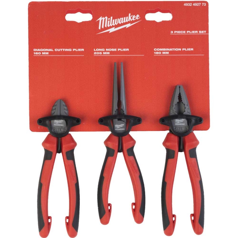 Набір шарнірно-губцевого інструменту Milwaukee 3 шт (4932492773)