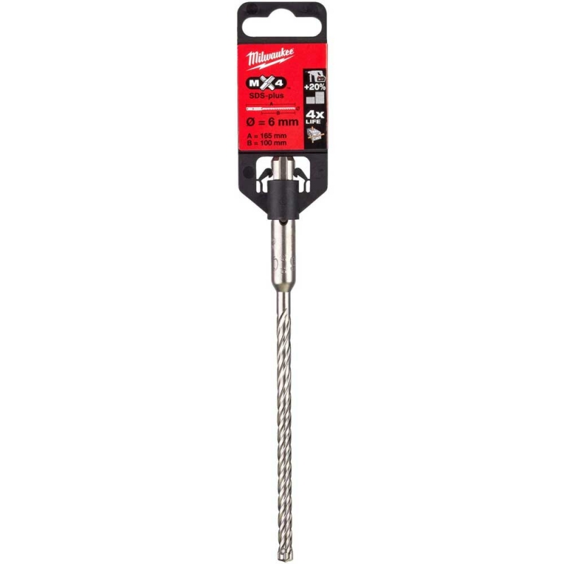 Бур Milwaukee SDS-PLUS MX4 Ø6x165х100 мм (4932352012)