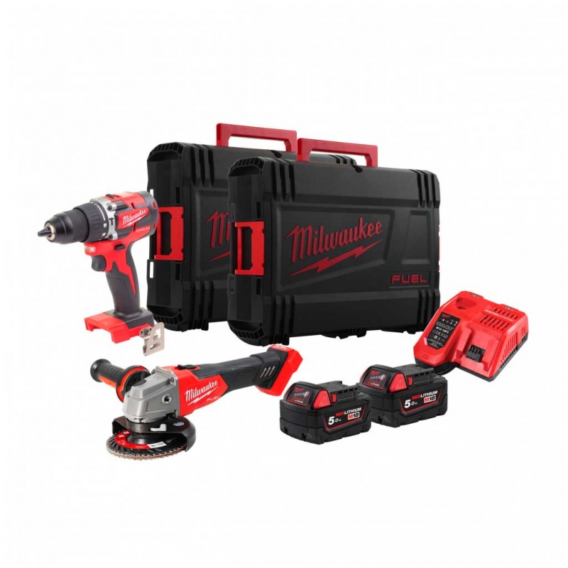 Набір акумуляторних інструментів Milwaukee M18 FPP2BG-502X (4933492522)