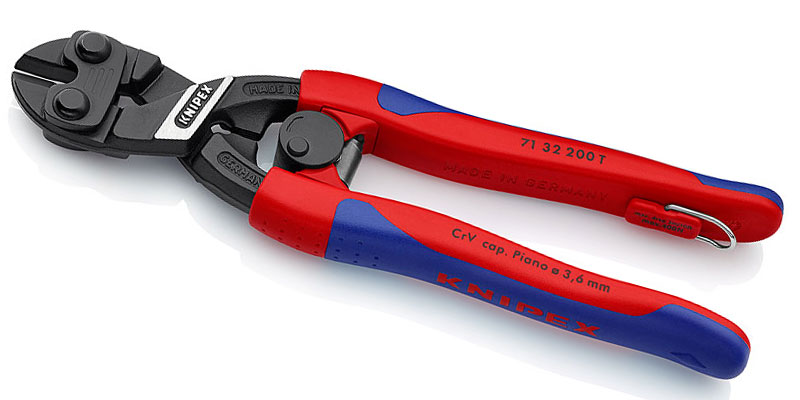 Компактный болторез со страховочным креплением KNIPEX CoBolt 71 32 200 T