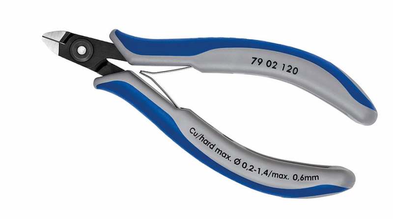 Прецизионные кусачки боковые для электроники KNIPEX 79 02 120