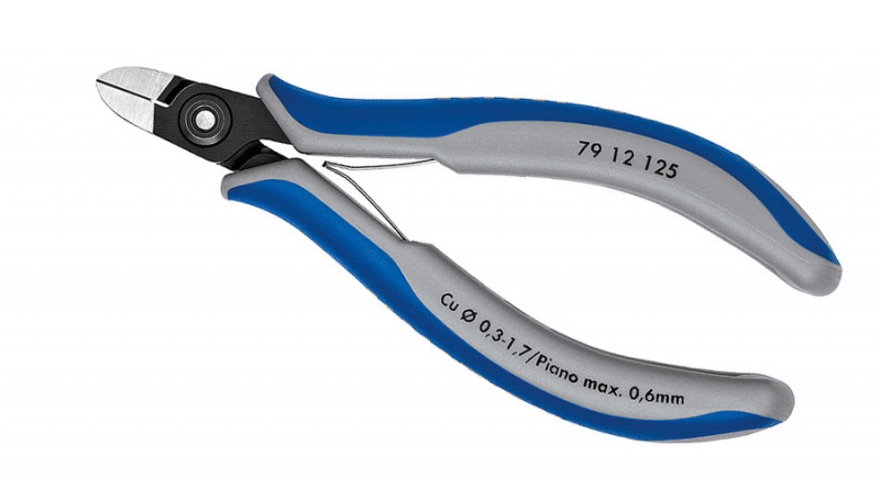 Прецизионные кусачки боковые для электроники KNIPEX  79 12 125