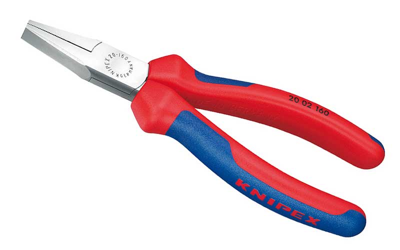 Плоскогубцы с гладкими губками, 160 мм Knipex 20 02 160