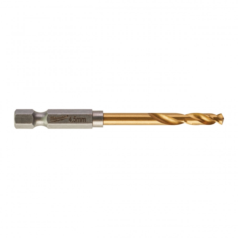 Свердло по металу Milwaukee RedHEX HSS-G TiN, Ø4.5 мм (48894710)