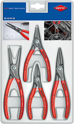 Набор прецизионных щипцов для стопорных колец Knipex, 00 20 03 SB