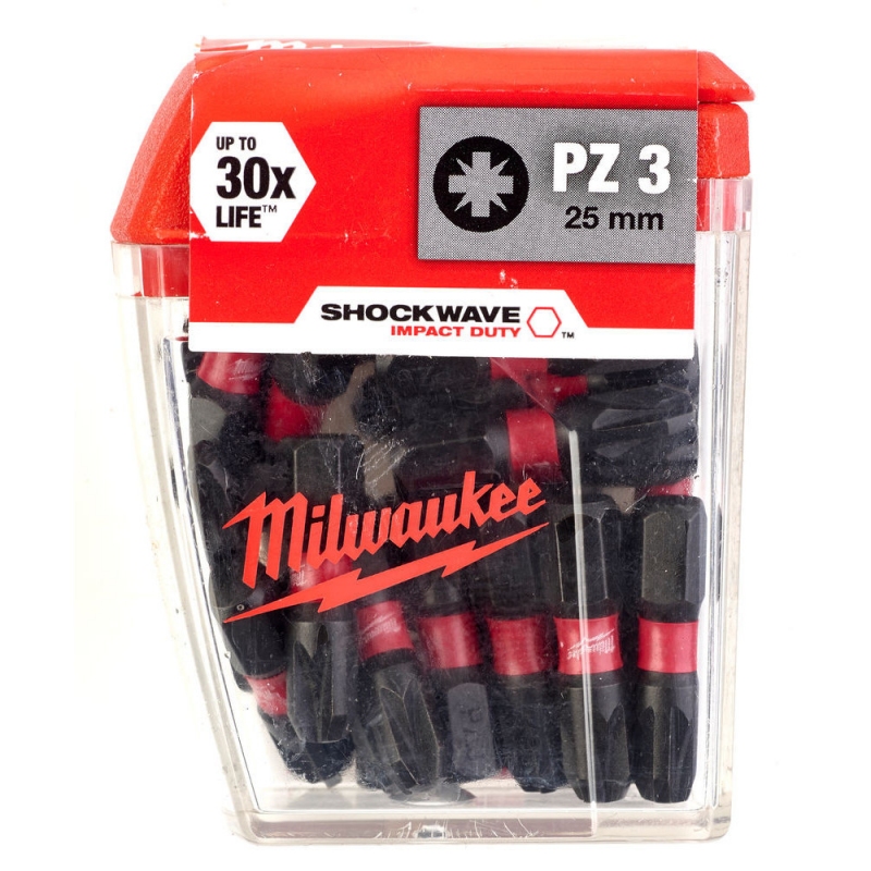 Біта Milwaukee Shockwave PZ3 X 25 мм - 25 шт (4932430869)