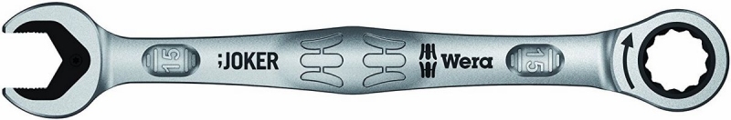 Комбинированный гаечный ключ с трещоткой Wera Joker 15мм, 05073275001