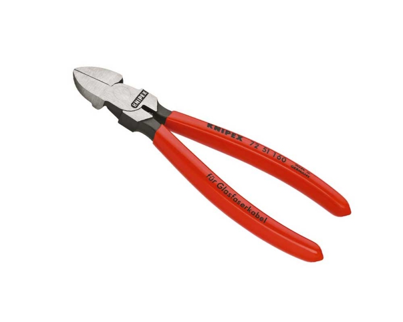 Кусачки боковые для световодов (оптоволоконного кабеля) KNIPEX 72 51 160