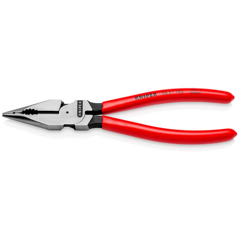 Пасатижі подовжені Knipex, 185 мм (08 21 185)