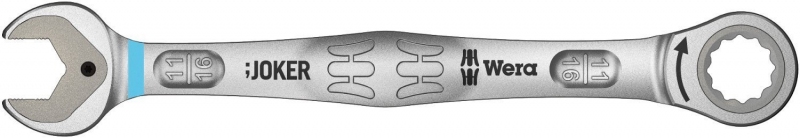 Комбинированный гаечный ключ с трещоткой Wera Joker 11/16