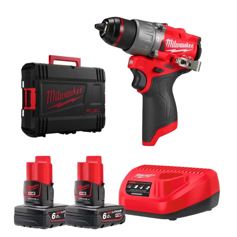 Акумуляторний ударний дриль-шурупокрут Milwaukee M12 FPD2-602X (4933479870)