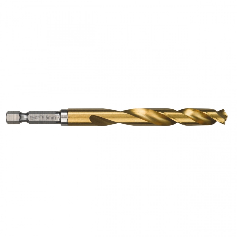 Свердло по металу Milwaukee RedHEX HSS-G TiN, Ø9.5 мм (48894722)