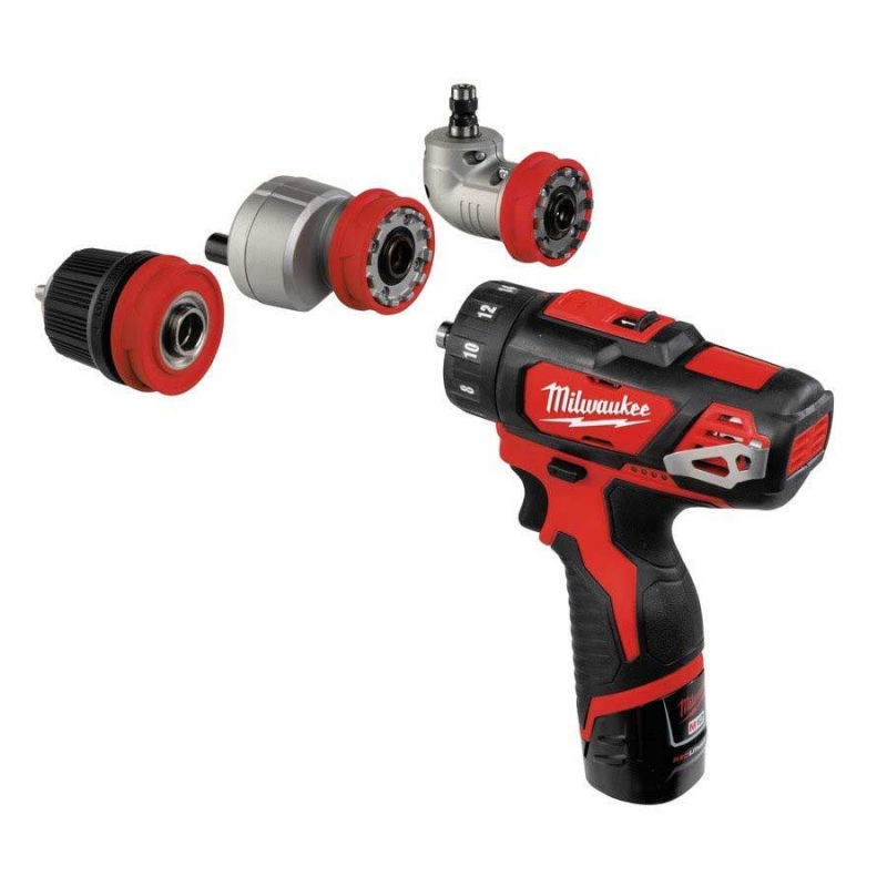 Аккумуляторная дрель-шуруповерт Milwaukee M12 BDDXKIT-202C, 4933447836
