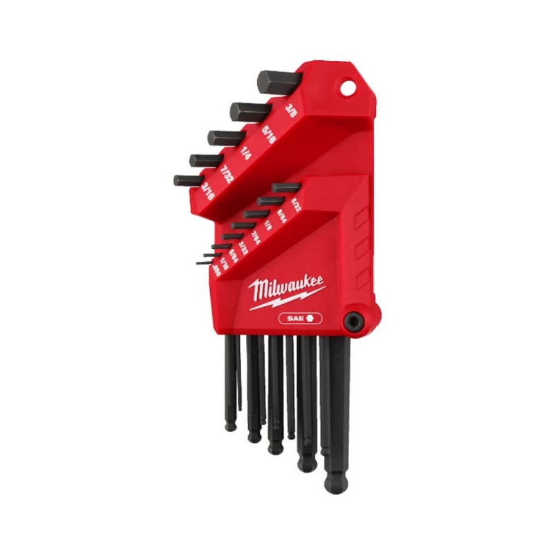 Набір шестигранних дюймових ключів Milwaukee 13 шт (4932493615)