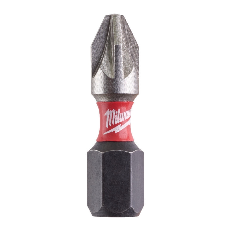 Біта Milwaukee Shockwave PZ2 x 25 мм - 2 шт (4932430863)