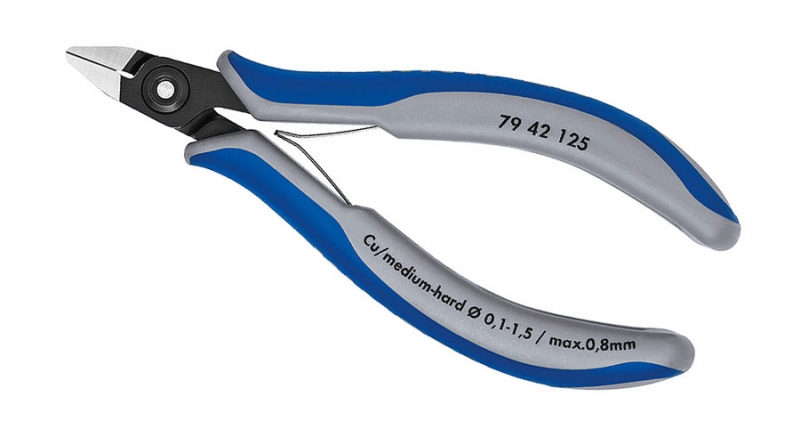 Прецизионные кусачки боковые для электроники KNIPEX  79 42 125