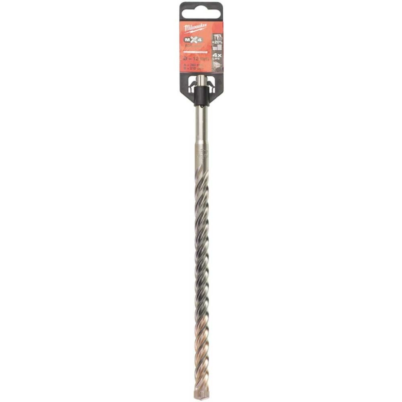 Бур Milwaukee SDS-PLUS MX4 Ø12x260х210 мм (4932352033)