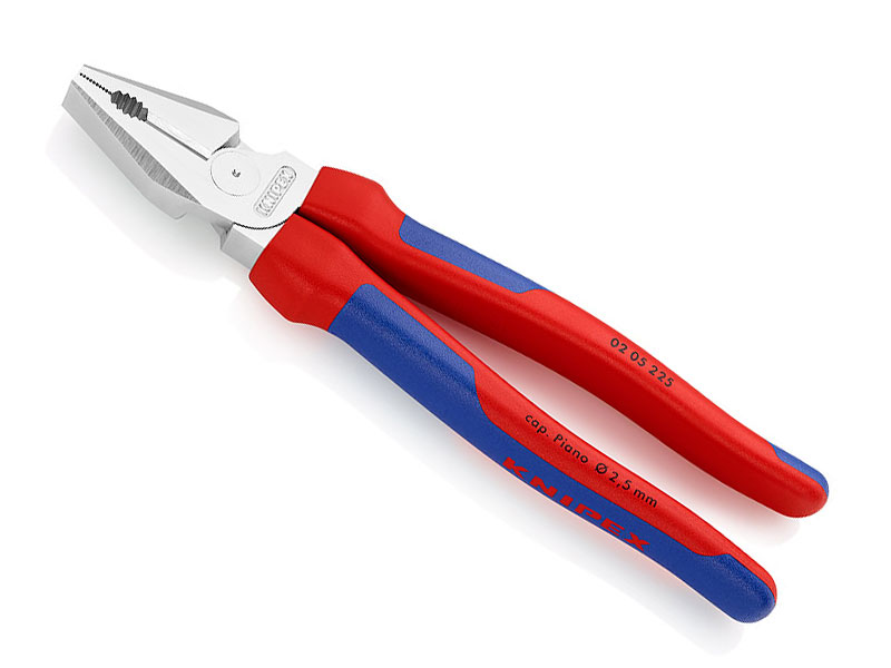 Плоскогубцы комбинированные особой мощности, 225 мм Knipex 02 05 225
