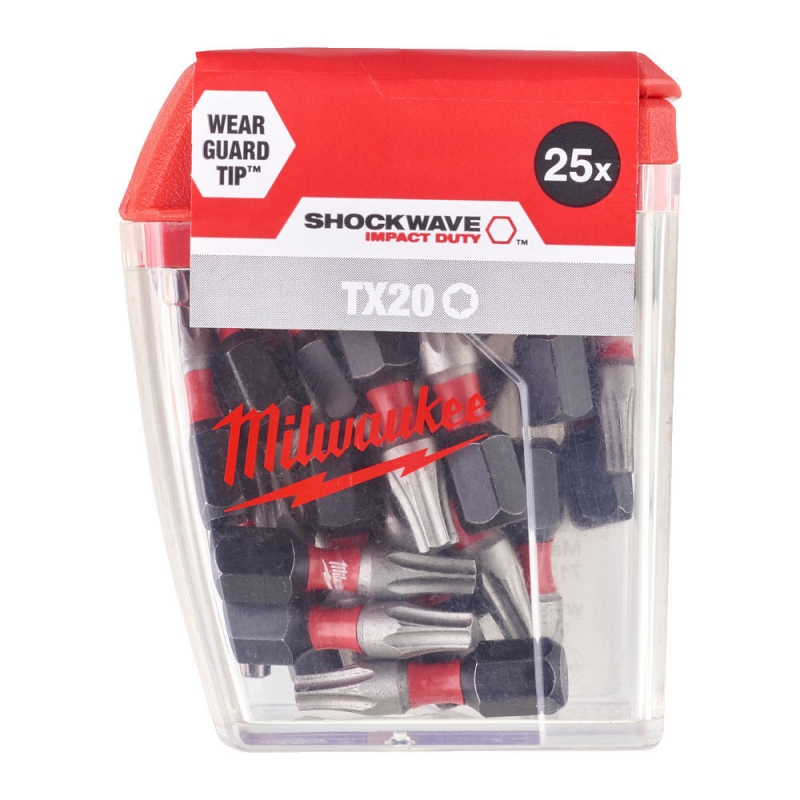 Біта Milwaukee Shockwave TX20 X 25 мм - 25 шт (4932430875)