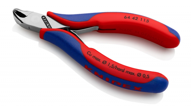 Кусачки торцевые для электроники KNIPEX 64 42 115