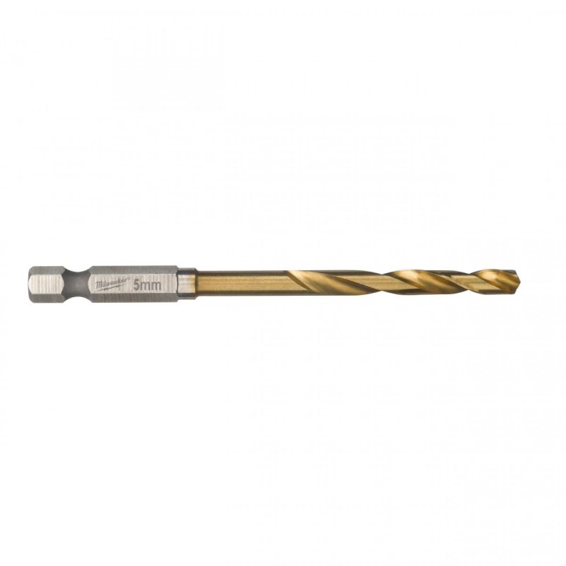 Свердло по металу Milwaukee RedHEX HSS-G TiN, Ø5 мм (48894712)