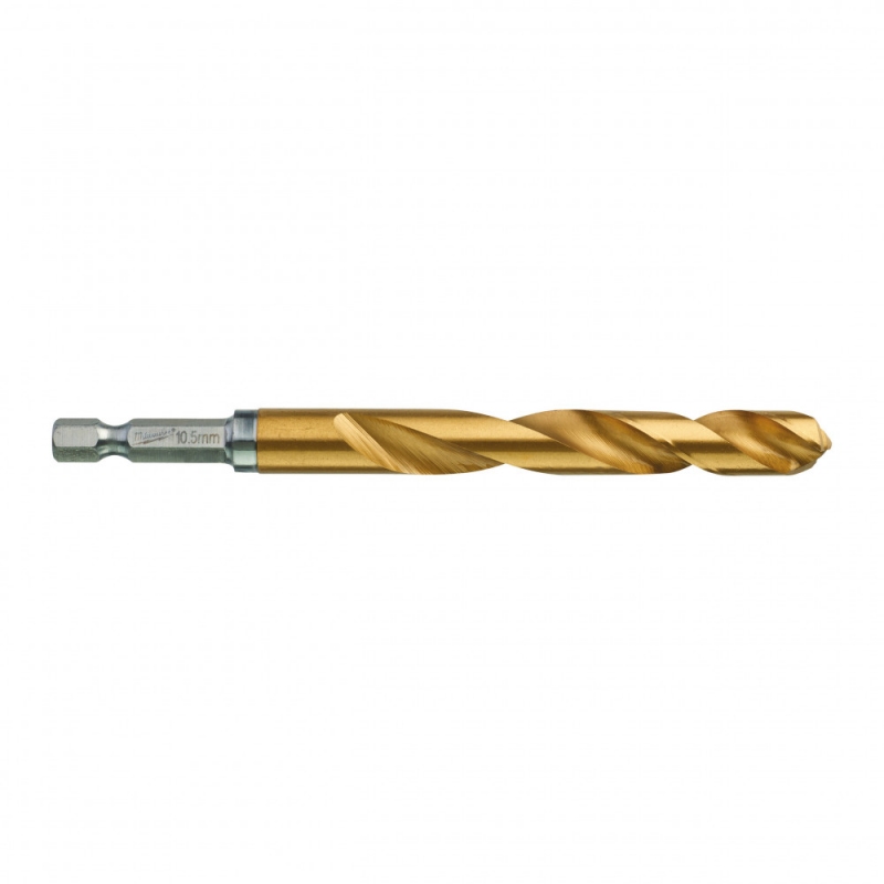 Свердло по металу Milwaukee RedHEX HSS-G TiN, Ø10.2 мм (4932471090)