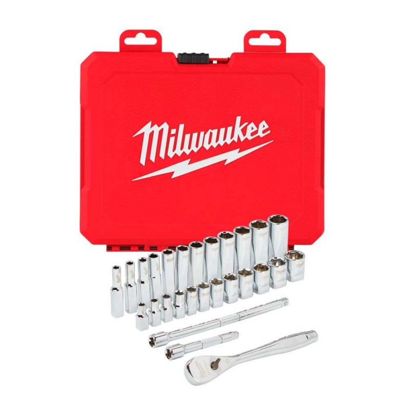 Набір метричних головок Milwaukee 1/4