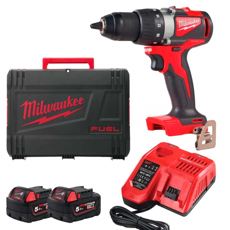 Акумуляторний дриль-шурупокрут Milwaukee M18 BLDD2-502X (4933464515)