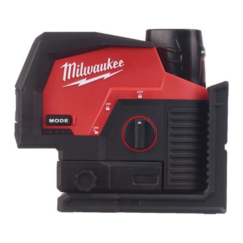 Линейно-точечный лазерный нивелир Milwaukee M12 CLLP-0C, 4933478101