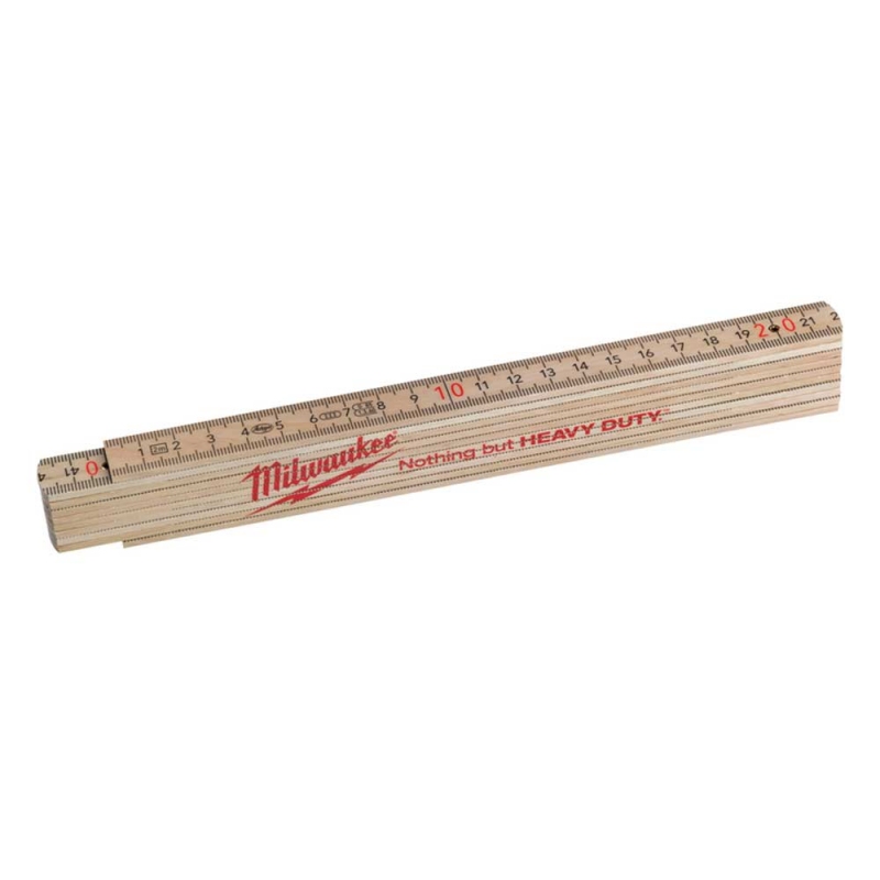 Метр складаний дерев'яний Milwaukee 2 м  (4932459303)