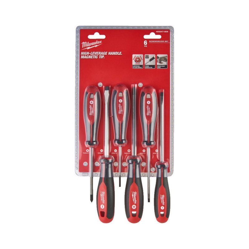 Набір викруток з тригранною рукояткою Milwaukee 6 шт (4932471806)