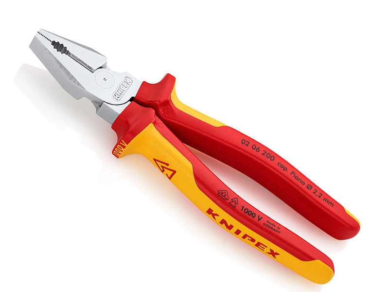 Плоскогубцы комбинированные особой мощности, 200 мм Knipex 02 06 200