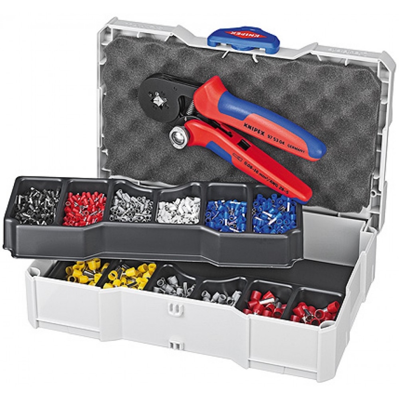 Набор кабельных наконечников для опрессовки, Knipex 97 90 09