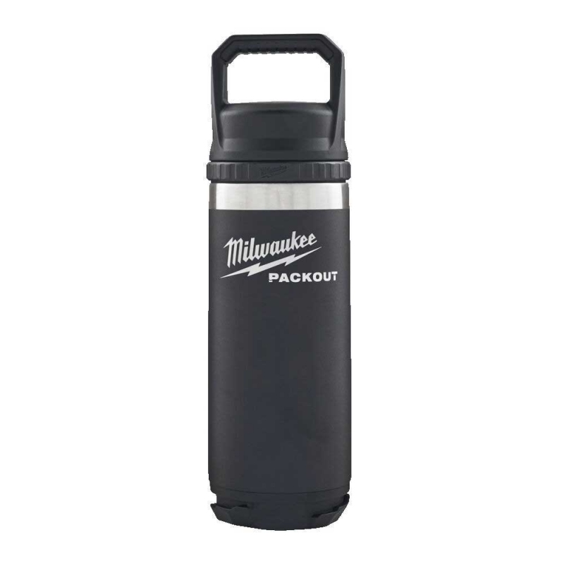 Термопляшка Milwaukee Packout чорна 532 мл (4932493992)