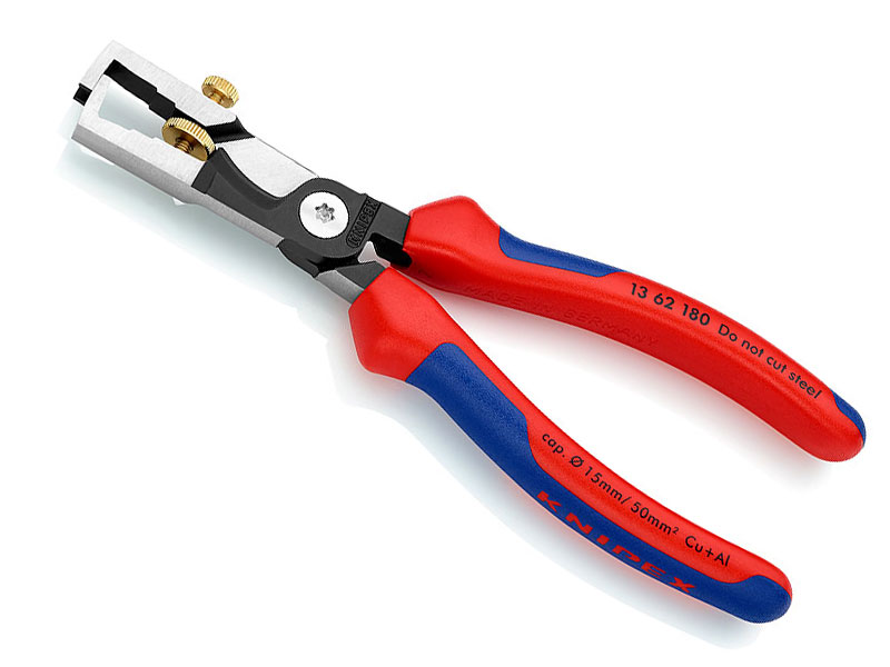 Клещи для удаления изоляции, с функцией резания кабеля, Knipex StriX 13 62 180