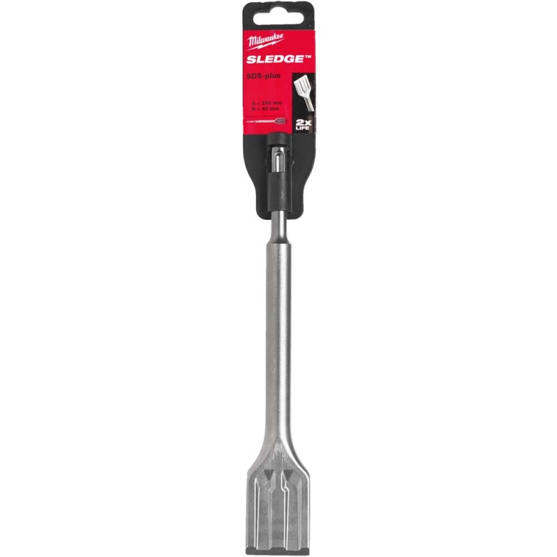 Долото широке Milwaukee SDS-Plus SLEDGE™ 40×250 мм (4932478264)