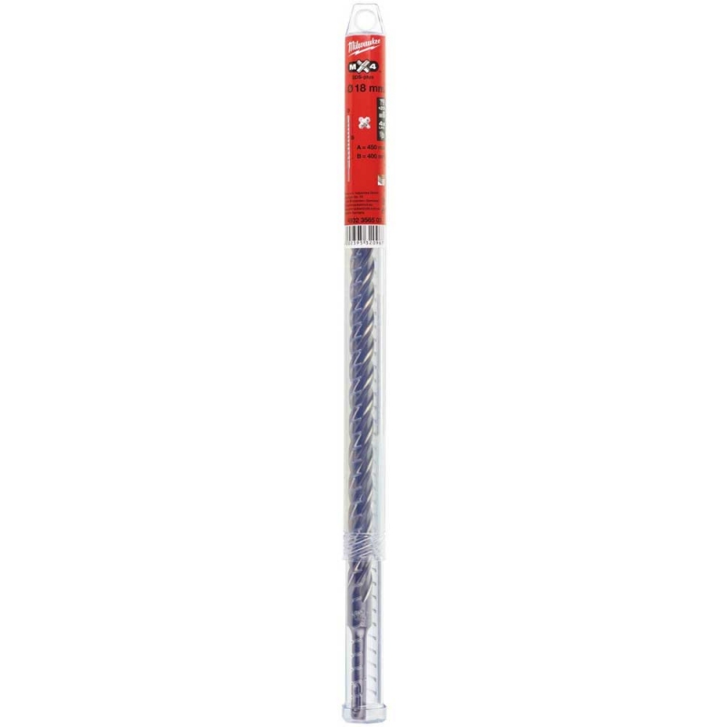 Бур Milwaukee SDS-PLUS MX4 Ø18x450х400 мм (4932356503)