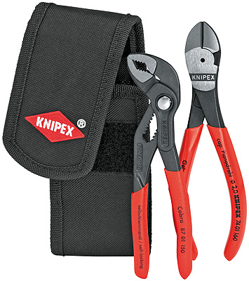 Набор мини-клещей в поясной сумке для инструментов Knipex, 00 20 72 V02