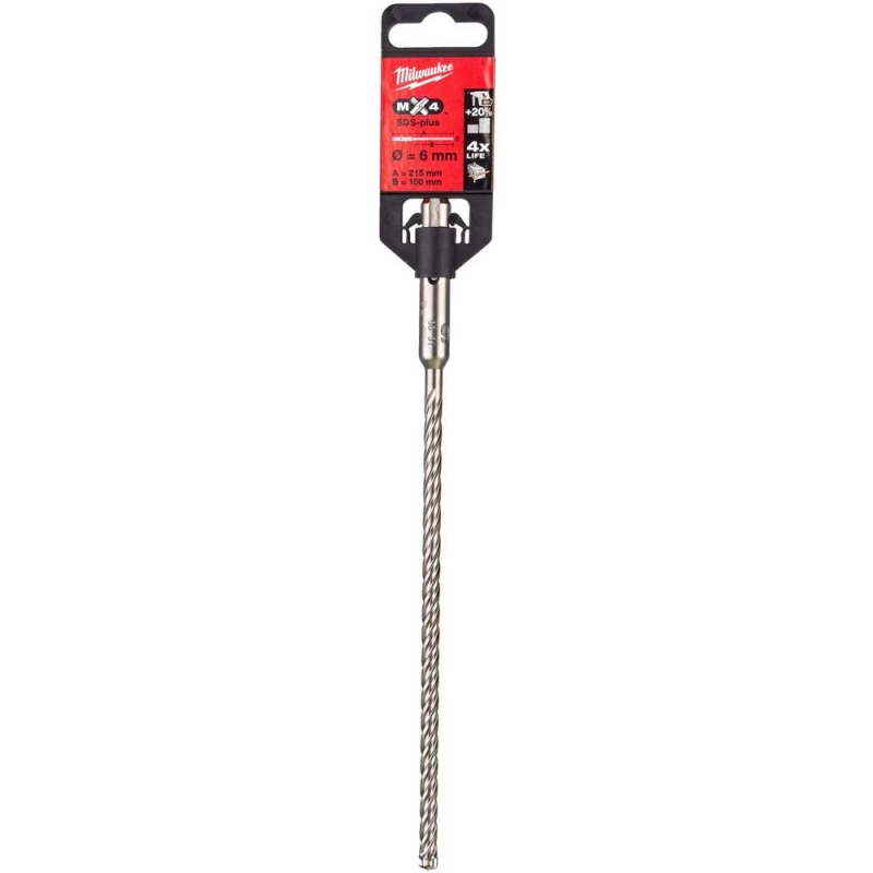 Бур Milwaukee SDS-PLUS MX4 Ø6x215х150 мм (4932352013)
