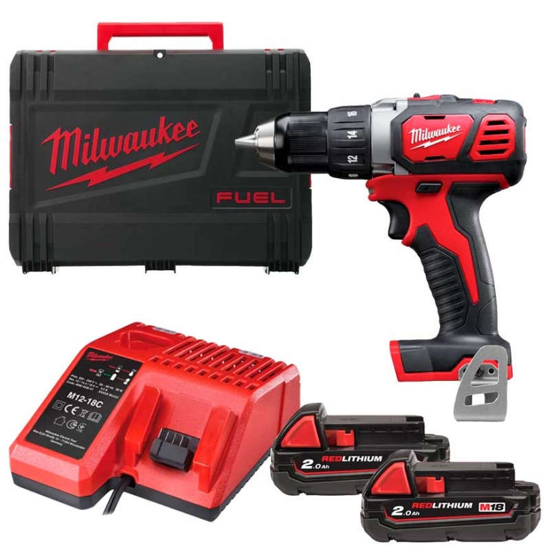 Акумуляторний дриль-шурупокрут Milwaukee M18 BDD-202C (4933443555)